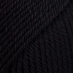 Włóczka Drops Daisy 03 black / czarny