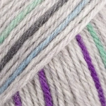 Drops Fiesta Long Print 28 silver twilight / srebrny zmierzch