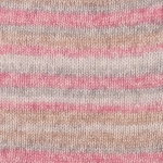 Włóczka skarpetkowa Drops Fabel Long Print 623 rose mist / bladoróżowy