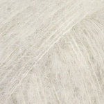 Włóczka Drops Brushed Alpaca Silk  Uni Colour 35 pearl grey / perłowy szary 