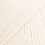 Włóczka Drops Flora 01 off white / ecru