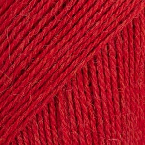 Włóczka Drops Flora 18 red/ czerwony