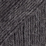 Włóczka Drops Flora 05 dark grey/ ciemny szary