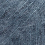 Włóczka Drops Brushed Alpaca Silk Uni Colour 25 steel blue / stalowy niebieski