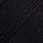Włóczka skarpetkowa Drops Fabel 400 black / czarny